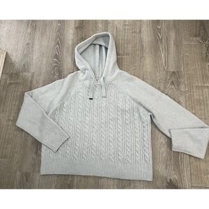 Cupcakes and Cashmere Hoodie Sweater Cozy Super Soft  Knit XL